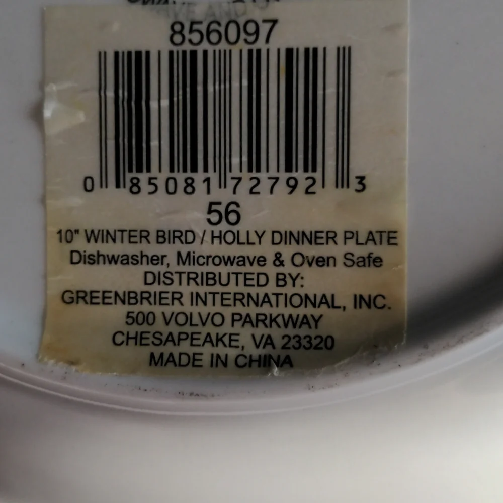 Gibson Dinner Plate - Picture 5 of 5